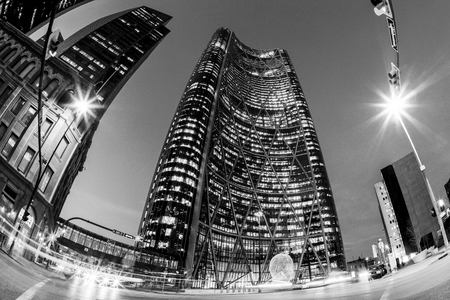 CALGARY, CANADA - MAR 5 2016: The Bow Tower in Calgary, Alberta Canada. The Bow is the newest and tallest skyscraper in Canada outside Toronto and home to Encana and Cenovus.のeditorial素材