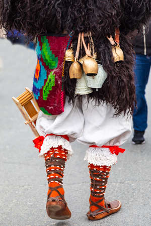 (Buso-walking) an annual masquerade celebration of the Sokci ethnic group living in the town of Mohacsの写真素材