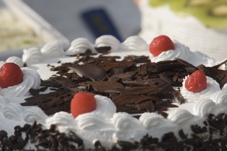 Close-up of a birthday cake