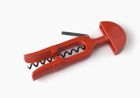 Close-up of a corkscrewの写真素材