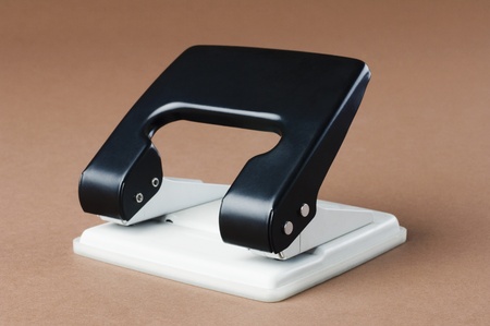 Close-up of a punching machineの写真素材