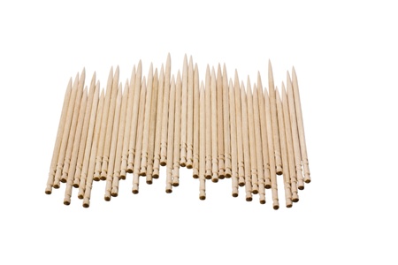 Close-up of toothpicksの写真素材
