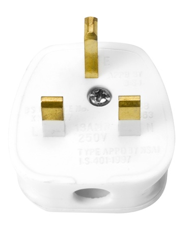 Close-up of an electrical plug
