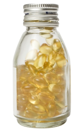 Close-up of a pill bottleの写真素材