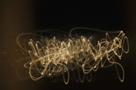 Abstract pattern of lights streaks, Kerala, India