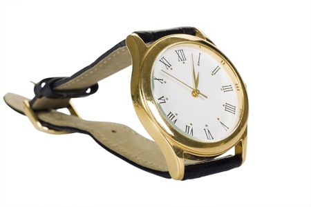 Close-up of a wristwatchの写真素材