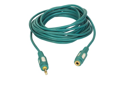 Close-up of a data cable