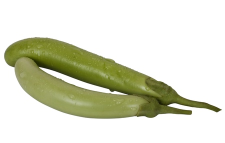 Close-up of eggplantsの写真素材