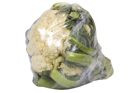 Close-up of a cauliflowerの写真素材