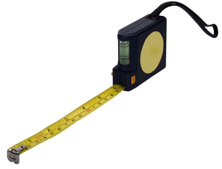 Close-up of a tape measure