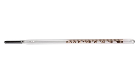 Close-up of a thermometer