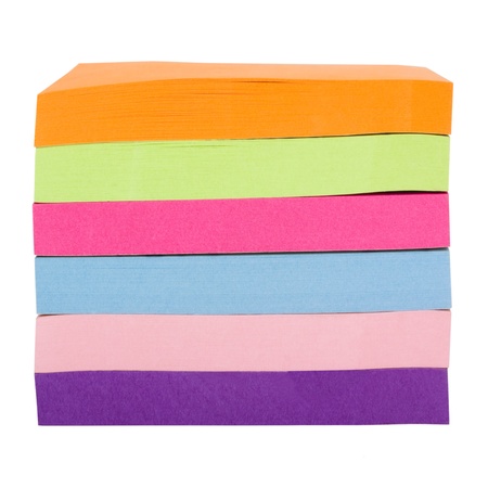Stack of adhesive notes