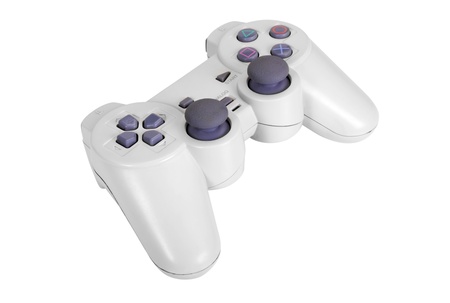 Close-up of a video game controller