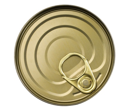 Close-up of a metal container