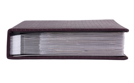 Close-up of a photo albumの写真素材