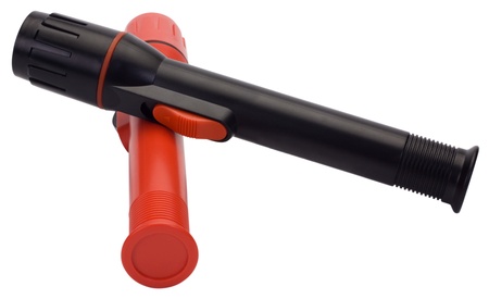 Close-up of flashlights