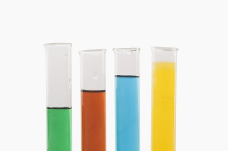 Close-up of test tubes