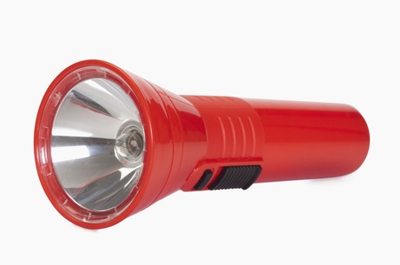 Close-up of a flashlightの写真素材
