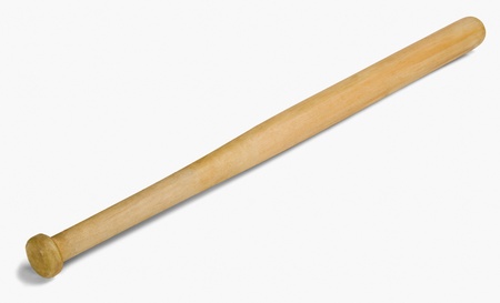 Close-up of a baseball bat