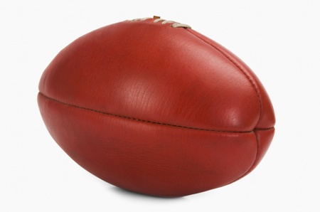 Close-up of an American footballの写真素材
