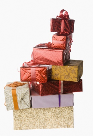 Stack of presentsの写真素材