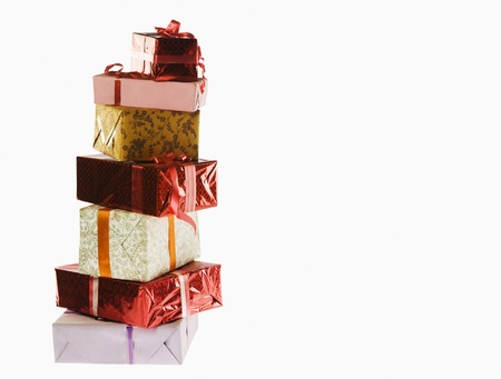 Stack of presentsの写真素材