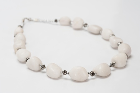 Close-up of a necklaceの写真素材