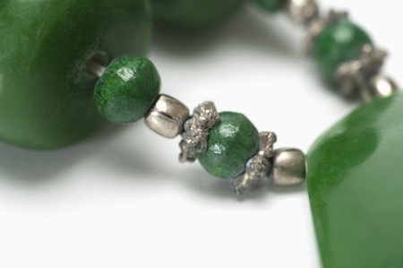 Close-up of a necklaceの写真素材