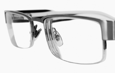 Close-up of eyeglassesの写真素材