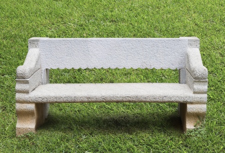 Bench in a botanical garden, Lal Bagh Botanical Garden, Bangalore, Karnataka, Indiaの写真素材