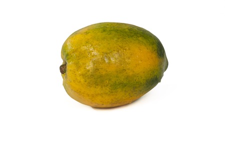 Close-up of a papayaの写真素材