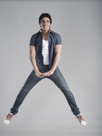 Man jumpingの写真素材