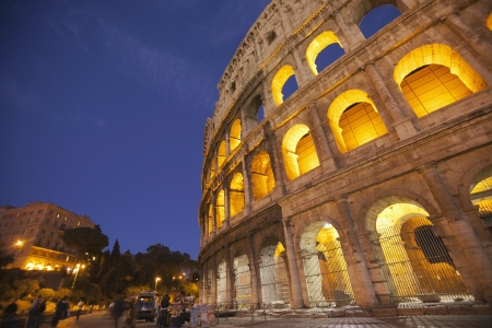 Amphitheater, Colosseum, Rome, Lazio, Italyのeditorial素材
