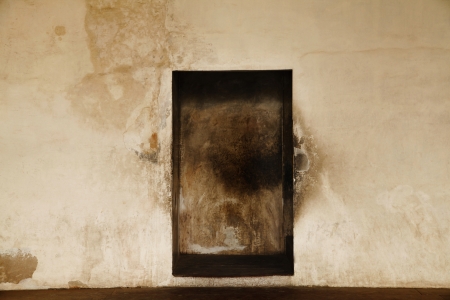 Details of niche in a wall, Agra, Uttar Pradesh, Indiaの写真素材