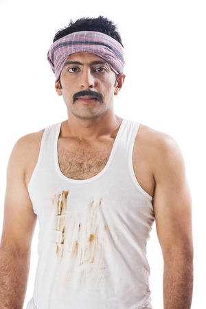 Portrait of a farmerの写真素材