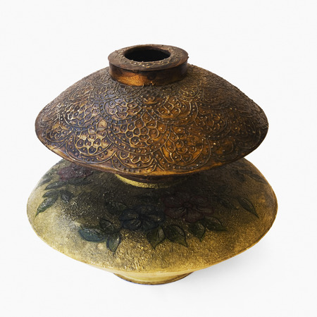 Close-up of an antique objectの写真素材