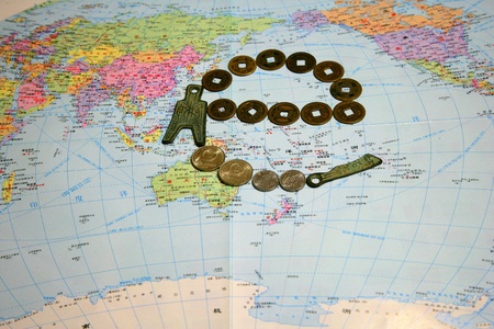 Maps and ancient coins