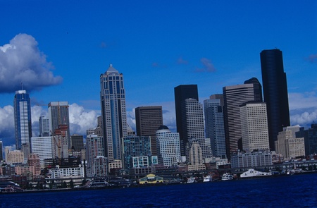 Seattle downtownのeditorial素材