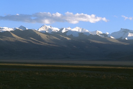 Beautiful scenics at Tibetの写真素材