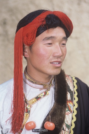 Man in traditional costumeのeditorial素材
