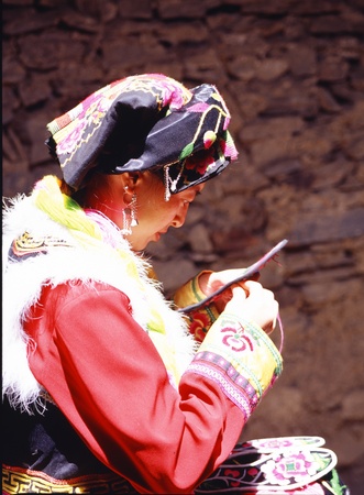 Beautiful Chinese Girlのeditorial素材