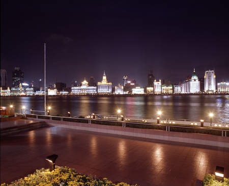 City scene of Shanghai,Chinaのeditorial素材