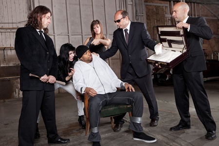 Mafia Interrogation の写真素材