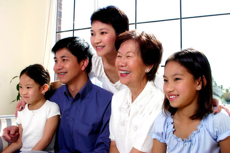 Portrait of a happy family