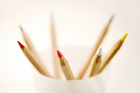 A shot of colour pencils