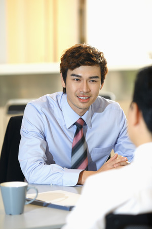 Business people having discussion at workの写真素材