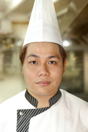 Chef smiling at the cameraの写真素材