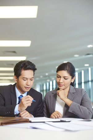 Business partners having a discussionの写真素材