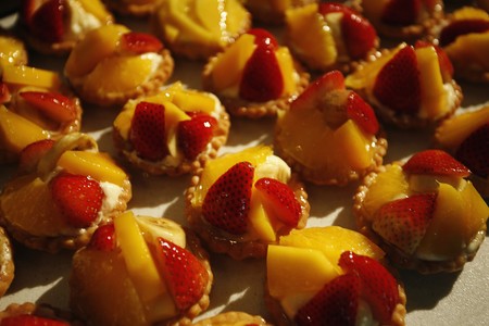 Fruit tartsの写真素材