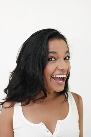 Woman smilingの写真素材